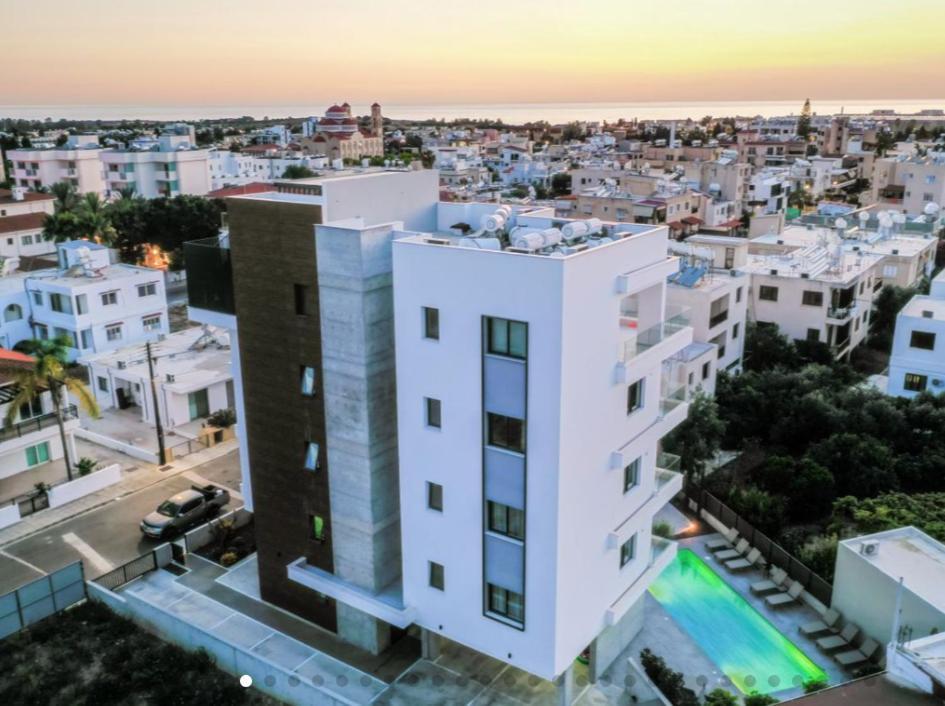 Olive Shared Pool Apartments Paphos Exterior photo